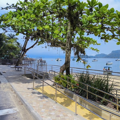 Angra: Praia Grande recebe obras de acessibilidade e revitalização